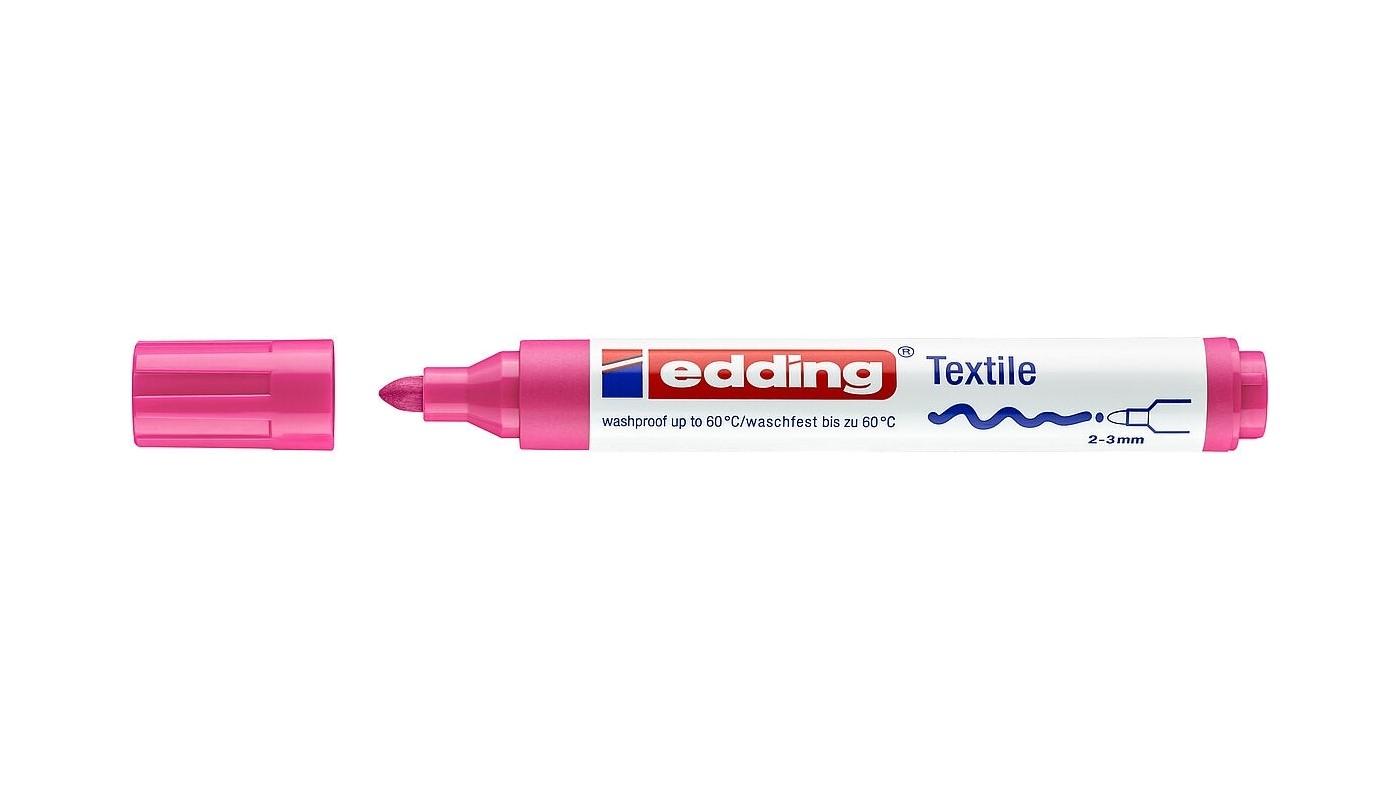 ROTULADOR EDDING 4500 MARCADOR TEXTIL COLOR ROSA NEON