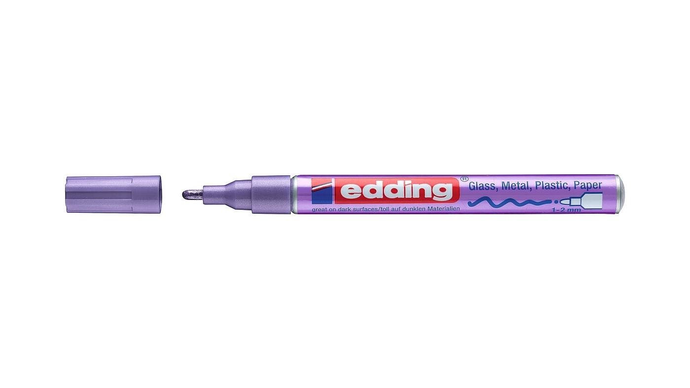ROTULADOR EDDING 751 VIOLETA METALICO
