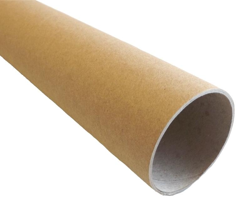 TUBO DE CARTON PARA EMBALAJE Y ENVIO 1220X80 MM SIN TAPAS
