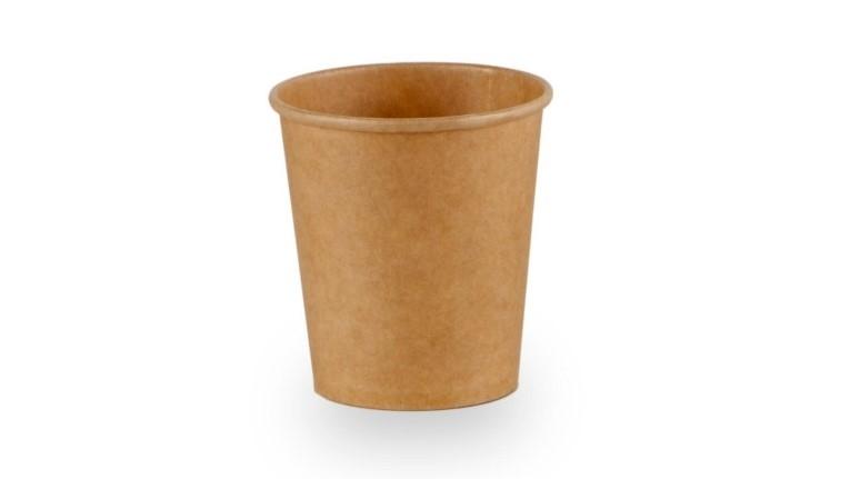 BOLSA 50 VASOS DE CARTON NUPIK NATURGO 100CC COLOR MARRON KRAFT