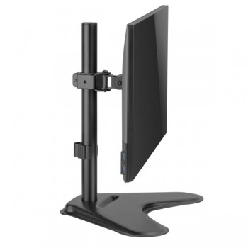 SOPORTE MONITOR CON PEANA EWENT EW1535 COLOR NEGRO