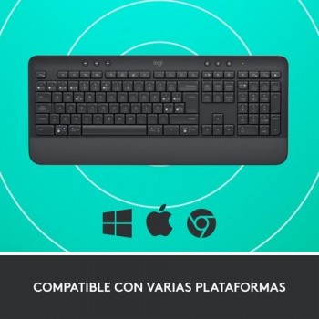 TECLADO LOGITECH SIGNATURE K650 INALAMBRICO COLOR GRAFITO