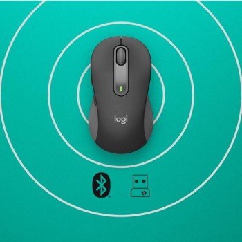 RATON LOGITECH M650 DERECHO TALLA L INALAMBRICO COLOR GRAFITO