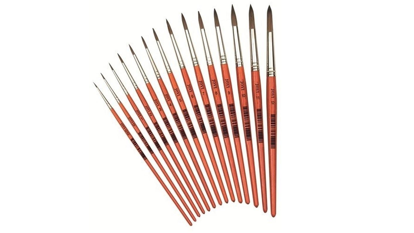 PINCEL ESCOLAR REDONDO PELO NATURAL JOVI Nº 02