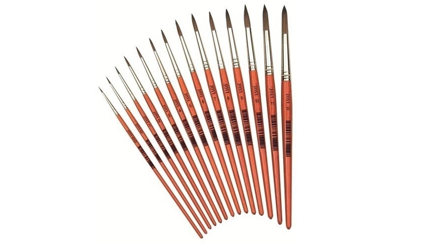 PINCEL ESCOLAR REDONDO PELO NATURAL JOVI Nº 10