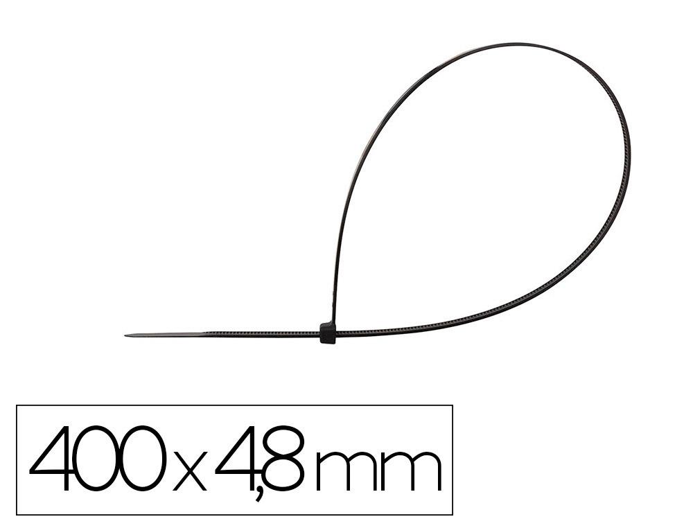 BRIDA Q-CONNECT COLOR NEGRO 400X4,8 MM BOLSA DE 100 UNIDADES
