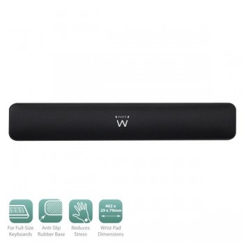 REPOSAMUÑECAS PARA TECLADO EWENT EW3180 COLOR NEGRO