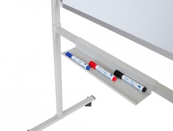 PIZARRA BLANCA ROCADA DOBLE CARA LACADA MAGNETICA 150X120 + SOPORTE VOLTEABLE