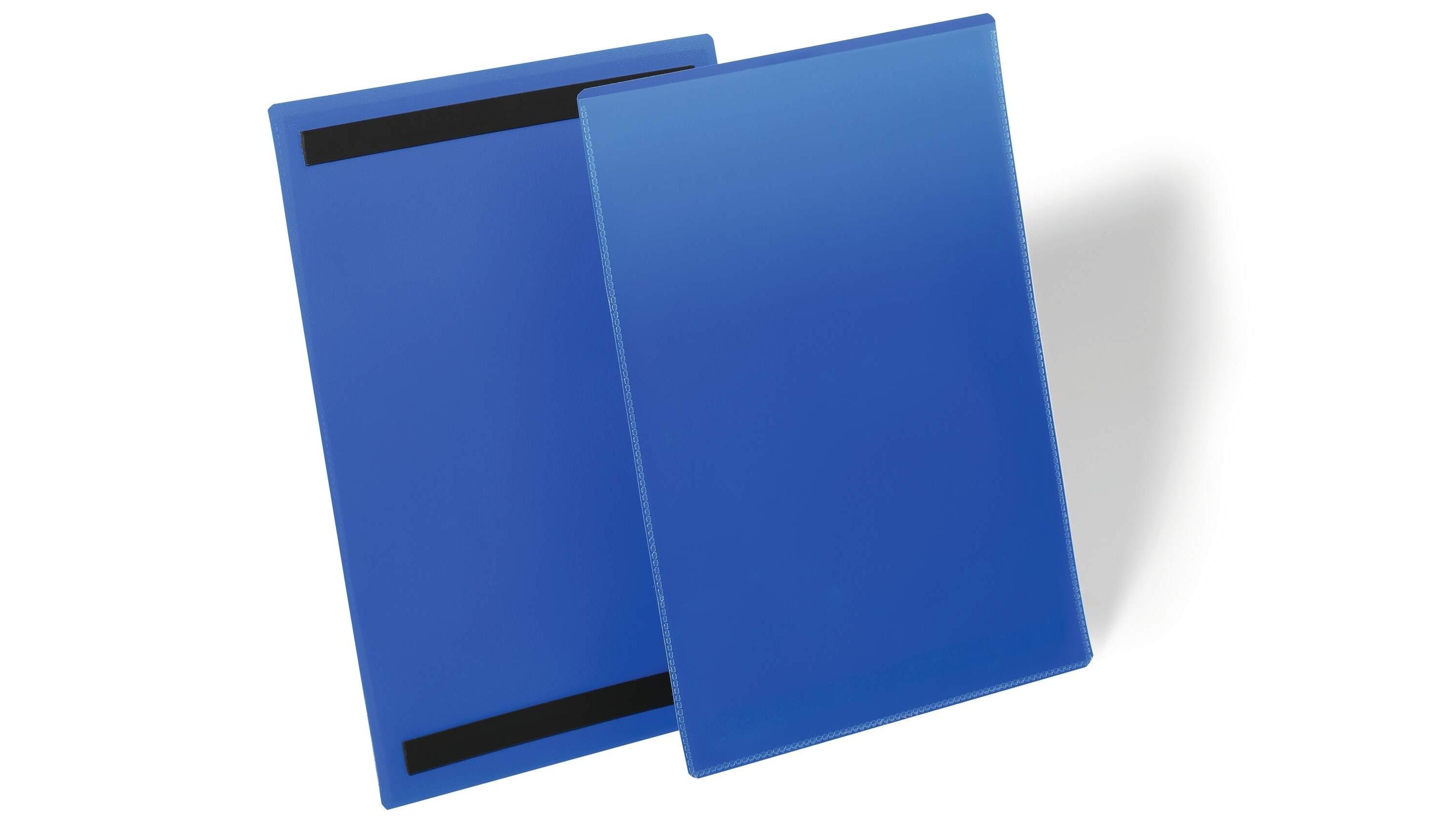 FUNDA MAGNETICA DURABLE A4 VERTICAL PARA ALMACEN COLOR AZUL