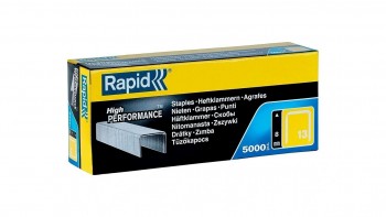 CAJA 5000 GRAPAS FINAS RAPID 13/8 MM GALVANIZADAS