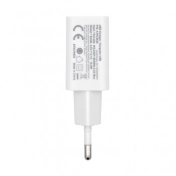 CARGADOR DE PARED AISENS 1 PUERTO USB A 10W 5V 2A COLOR BLANCO