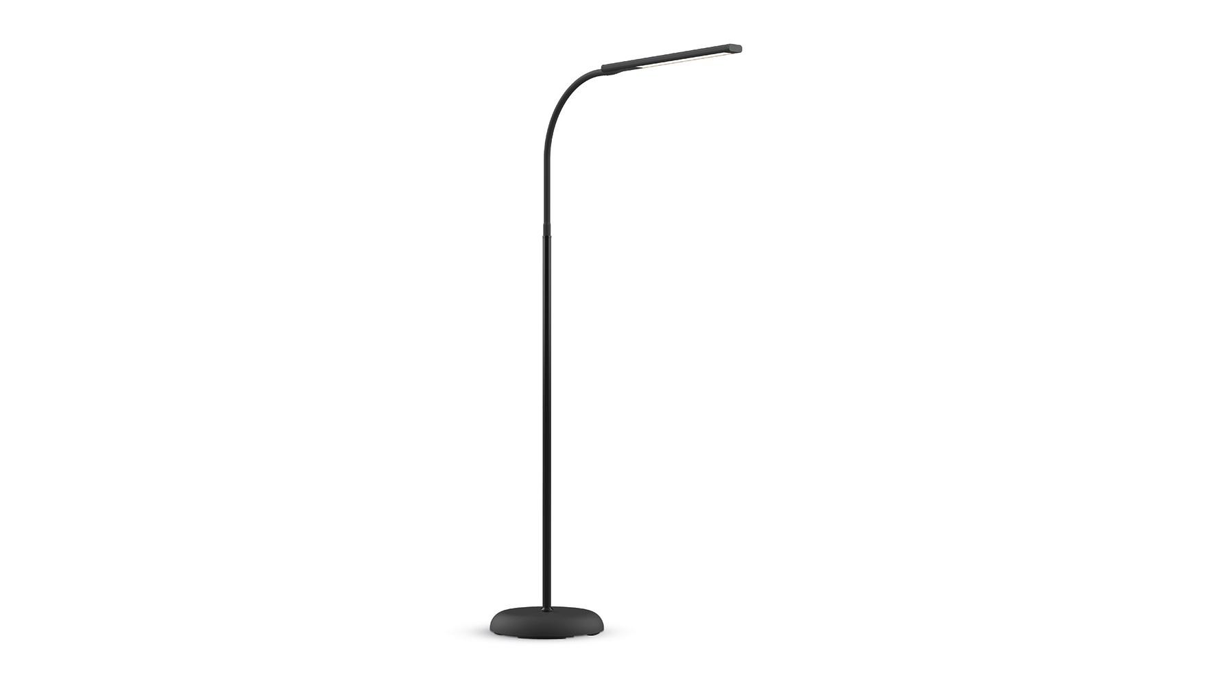 LAMPARA DE PIE LED PIRRO COLOR NEGRO
