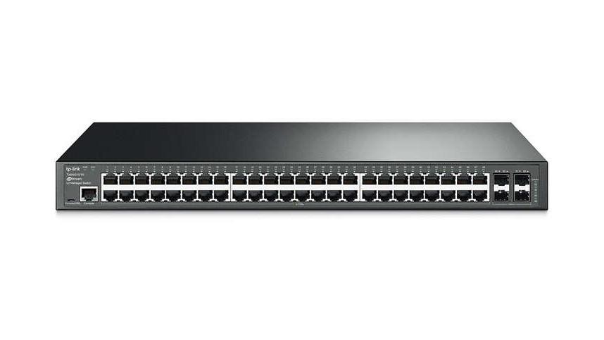 SWITCH GESTIONABLE TP-LINK TL-SG3452 48 PUERTOS GIGABIT L2 CON 4 RANURAS SFP