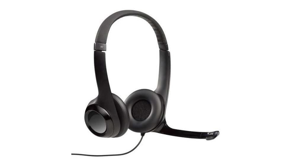 AURICULARES LOGITECH USB HEADSET H390 CON MICROFONO COLOR NEGRO