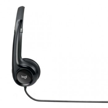AURICULARES LOGITECH USB HEADSET H390 CON MICROFONO COLOR NEGRO