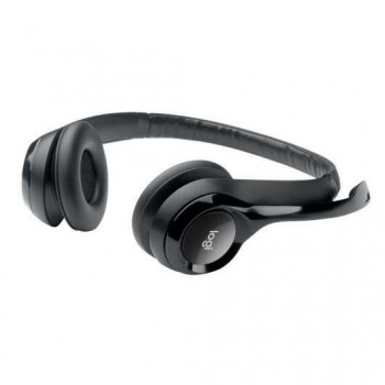 AURICULARES LOGITECH USB HEADSET H390 CON MICROFONO COLOR NEGRO