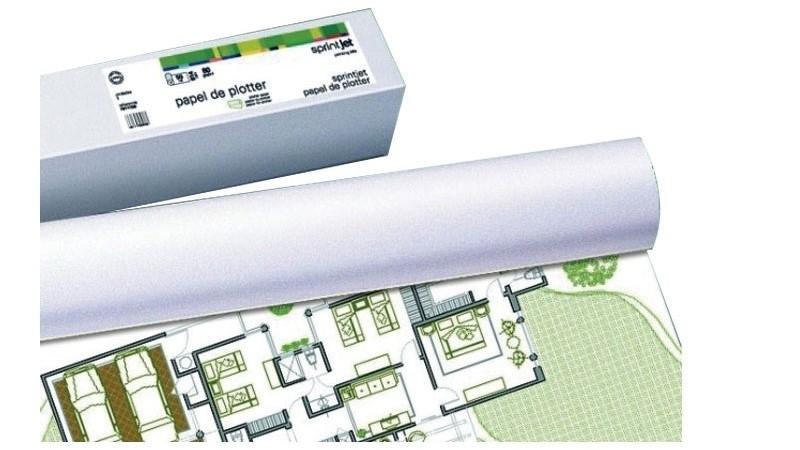 PAPEL REPROGRAFIA PARA PLOTTER 1067MMX50MT 80GR FABRISA