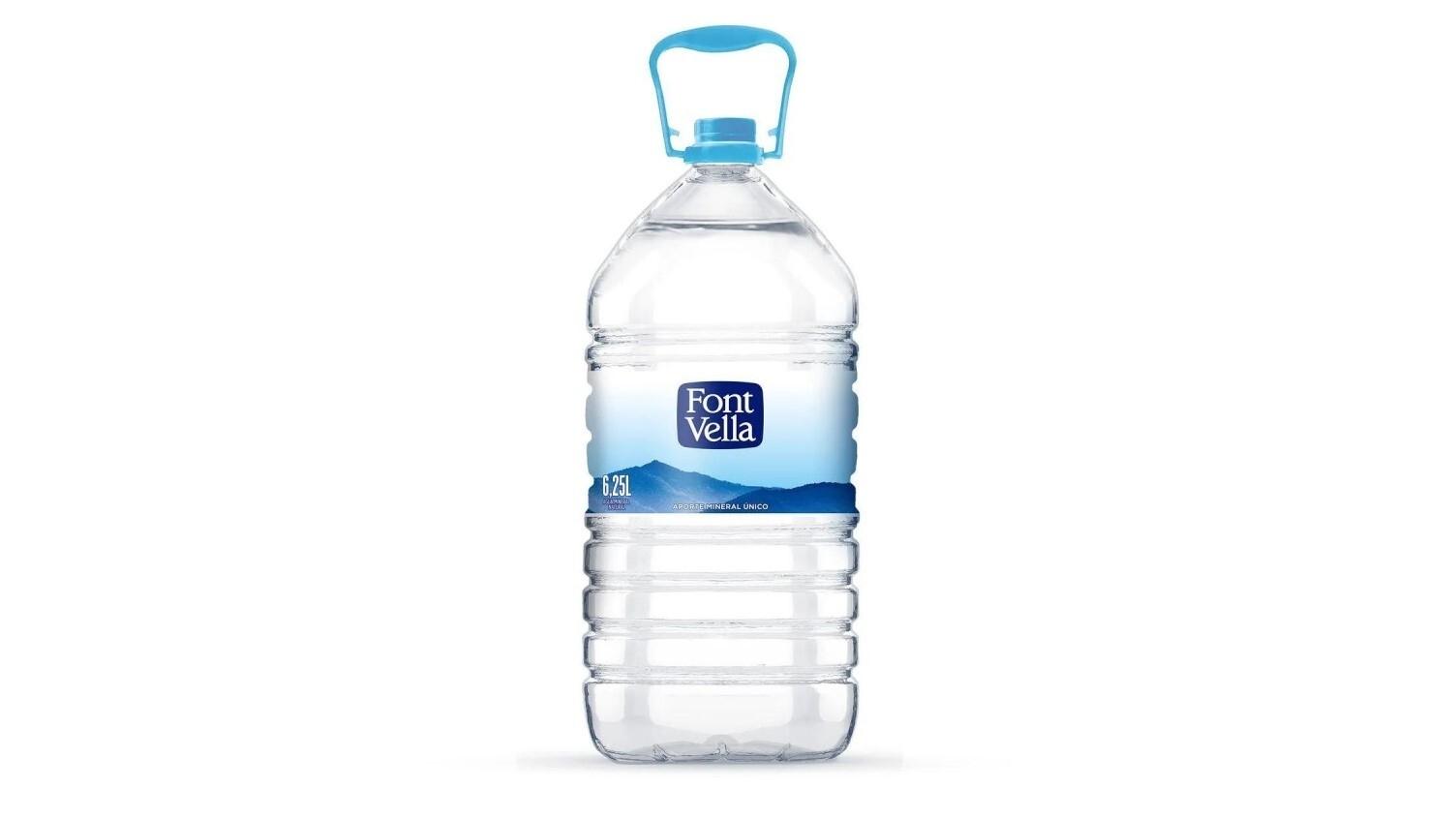 GARRAFA AGUA MINERAL NATURAL FONT VELLA 6,25 L