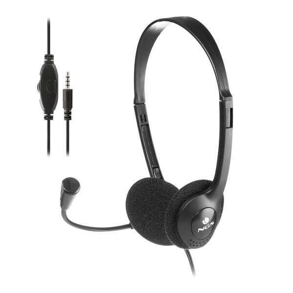 AURICULAR NGS HEADSET MS103 MAX MICROFONO Y CONTROL DE VOLUMEN
