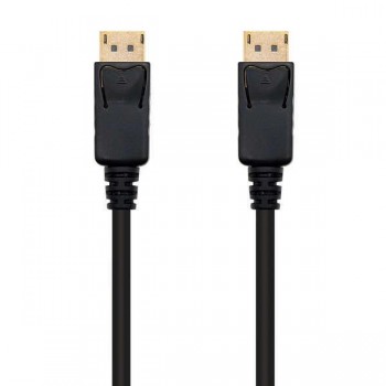 CABLE DISPLAYPORT NANOCABLE 1.2 4K DISPLAYPORT MACHO - DISPLAYPORT MACHO 2M NEGRO