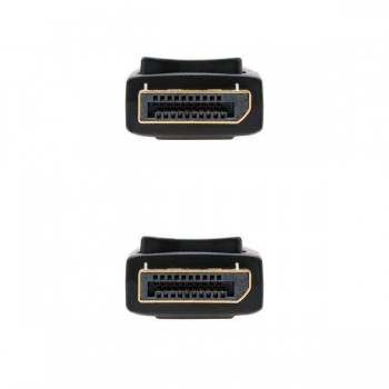 CABLE DISPLAYPORT NANOCABLE 1.2 4K DISPLAYPORT MACHO - DISPLAYPORT MACHO 2M NEGRO
