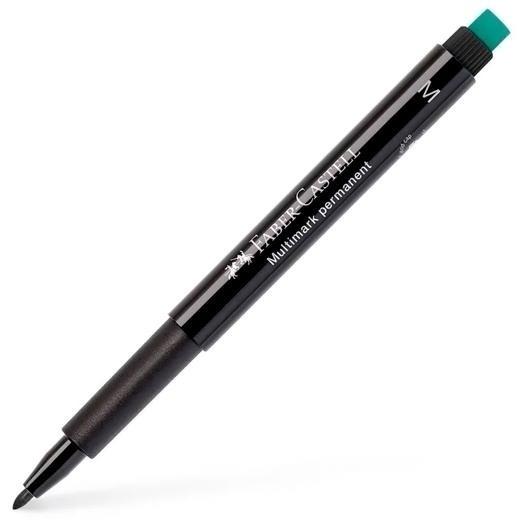 ROTULADOR PERMANENTE FABER CASTELL MULTIMARK PUNTA M 1MM COLOR NEGRO