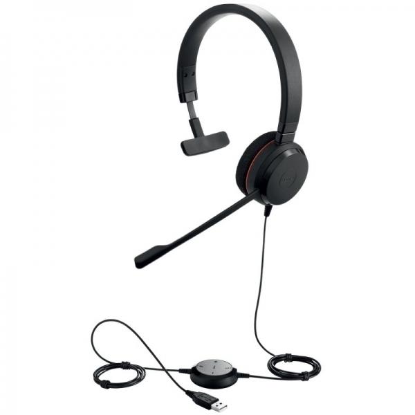 AURICULARES JABRA EVOLVE 20 MONOAURAL CON MICROFONO USB