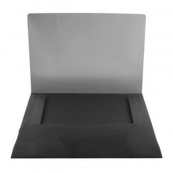 CARPETA GOMAS CON SOLAPAS A3 POLIPROPILENO TRANSLUCIDO OFFICEBOX SUPRA COLOR NEGRO