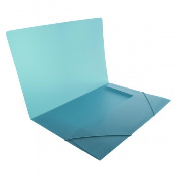 CARPETA GOMAS CON SOLAPAS A3 POLIPROPILENO TRANSLUCIDO OFFICEBOX SUPRA COLOR VERDE