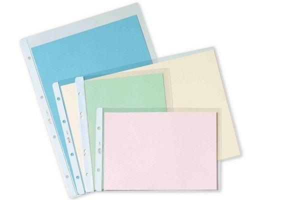CAJA 100 FUNDAS PARDO EXTRA PVC TRANSPARENTE CUARTO APAISADO