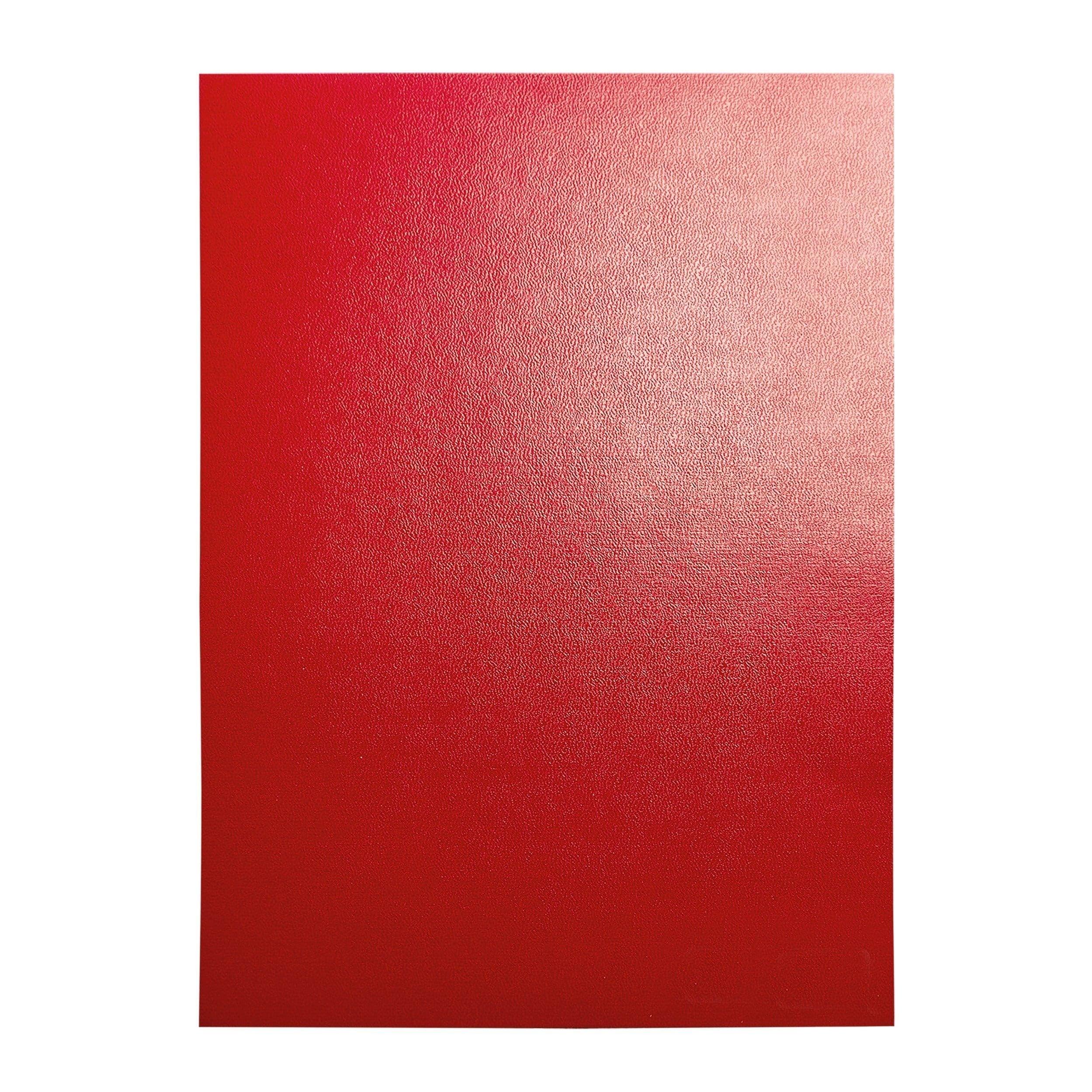 PAQUETE 100 TAPAS ENCUADERNAR A4 YOSAN POLIPROPILENO 500 MICRAS COLOR ROJO