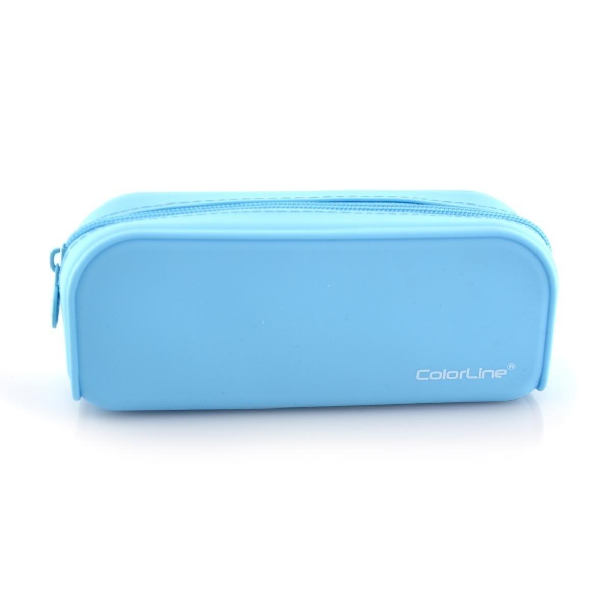 PORTATODO OFFICEBOX SILICONA CUADRADO COLORLINE AZUL CLARO
