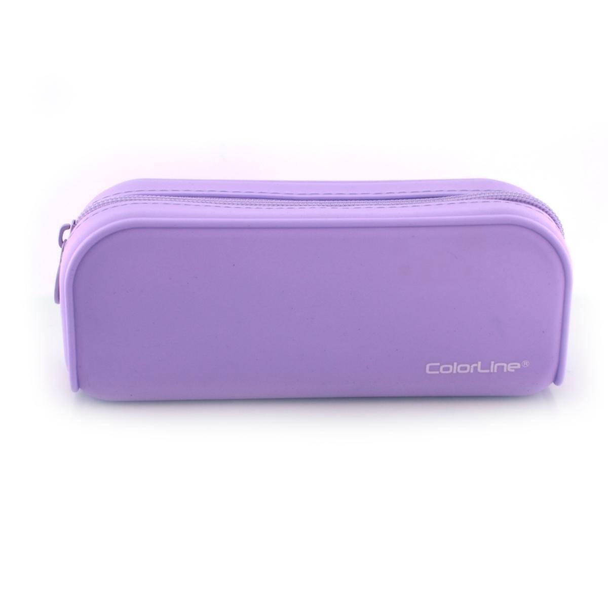 PORTATODO OFFICEBOX SILICONA CUADRADO COLORLINE LILA