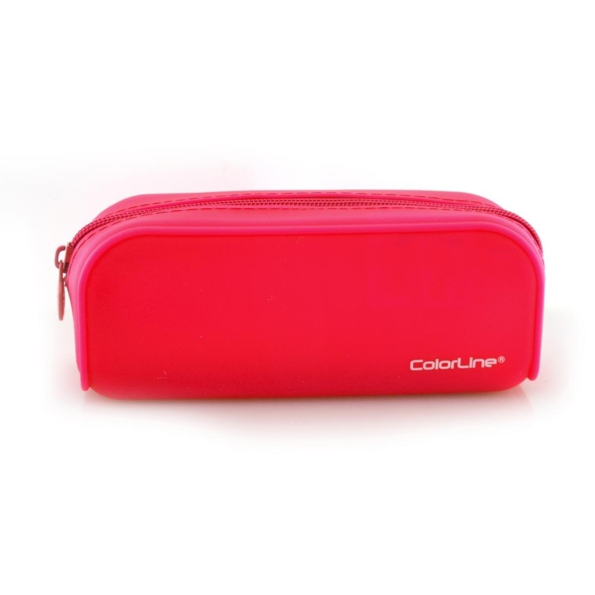 PORTATODO OFFICEBOX SILICONA CUADRADO COLORLINE ROJO
