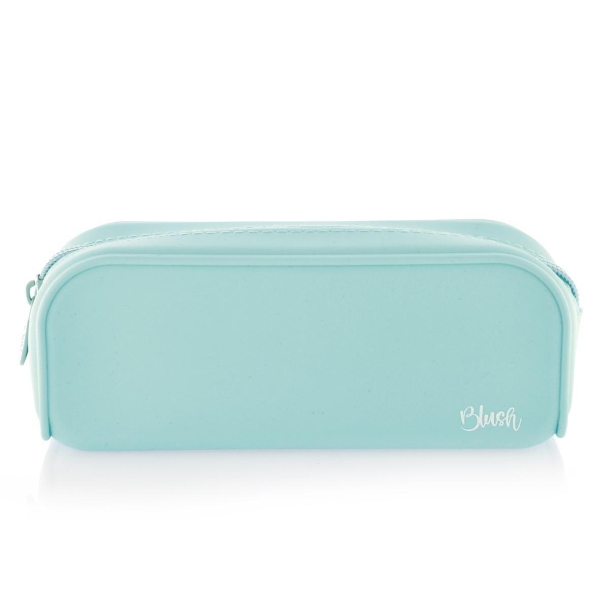 PORTATODO OFFICEBOX SILICONA CUADRADO BLUSH AZUL