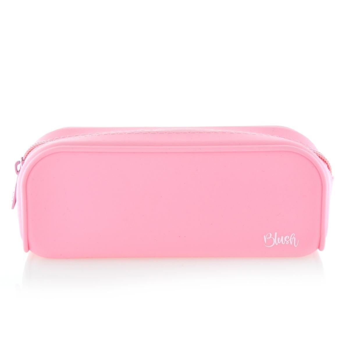 PORTATODO OFFICEBOX SILICONA CUADRADO BLUSH ROSA