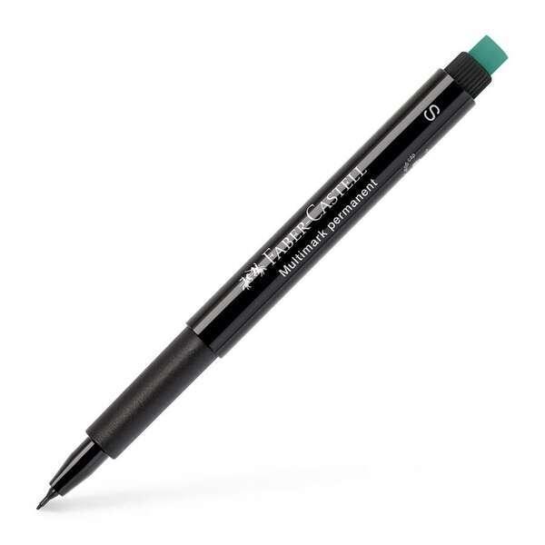 ROTULADOR PERMANENTE FABER CASTELL MULTIMARK PUNTA S 0.4MM COLOR NEGRO