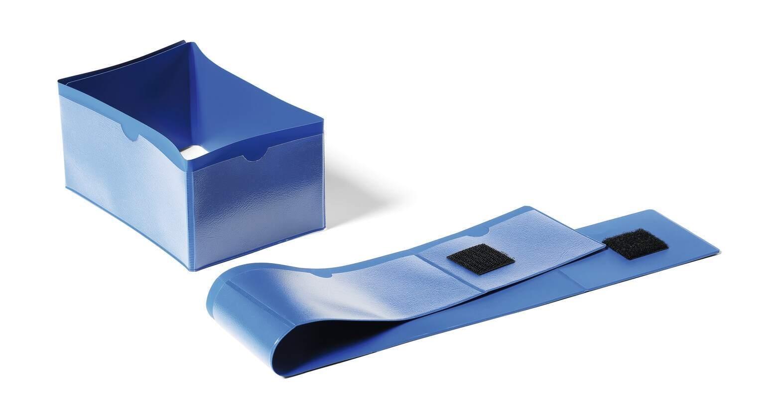 FUNDA PARA PIE DE PALET DURABLE 140X65 / 90X65 MM COLOR AZUL