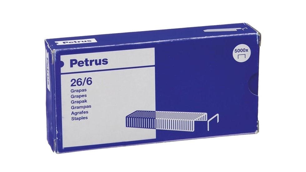 CAJA 5000 GRAPAS COBREADAS PETRUS 26/6