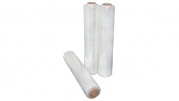 BOBINA FILM ESTIRABLE MANUAL PARA PALETIZAR 1,1 KG 23 MICRAS 500MM TRANSPARENTE