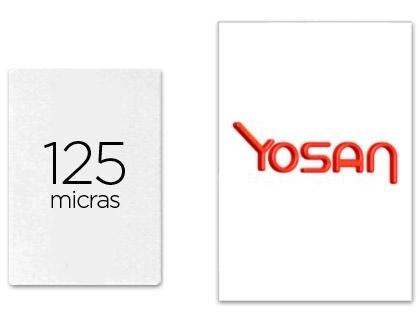 CAJA 100 FUNDAS PLASTIFICAR FOLIO 125 MICRAS YOSAN