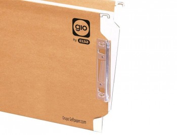 CAJA 25 CARPETAS COLGANTES ARCON DIN A4 GIO RF.50100 VISOR LATERAL LOMO V