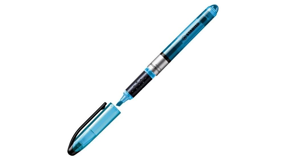 ROTULADOR MARCADOR FLUORESCENTE STABILO NAVIGATOR COLOR AZUL