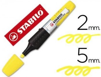 ROTULADOR FLUORESCENTE STABILO LUMINATOR COLOR AMARILLO