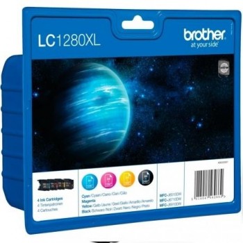 PACK 4 CARTUCHOS BROTHER LC1280XL